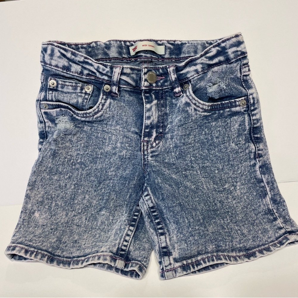 Levi's Girls' Denim Midi Shorts size 12